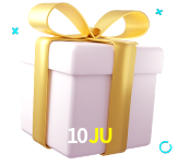 Receba seus bônus de boas-vindas no 10JU
